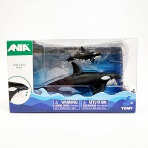 Ania Tomy T16054 Orca and Calf Action Figures Brand New